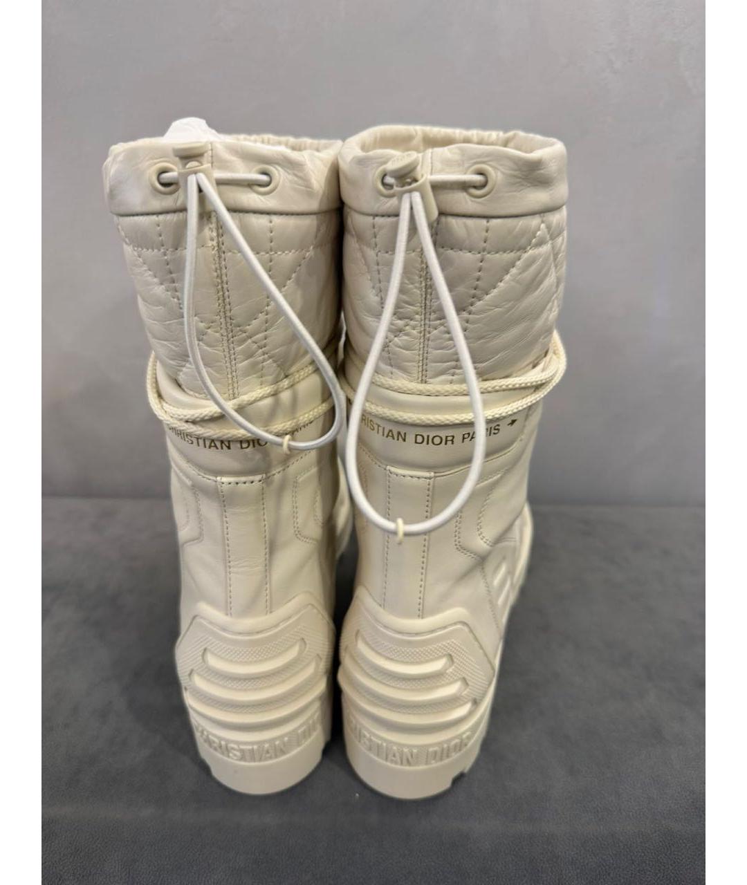 CHRISTIAN DIOR Бежевые ботинки, фото 4