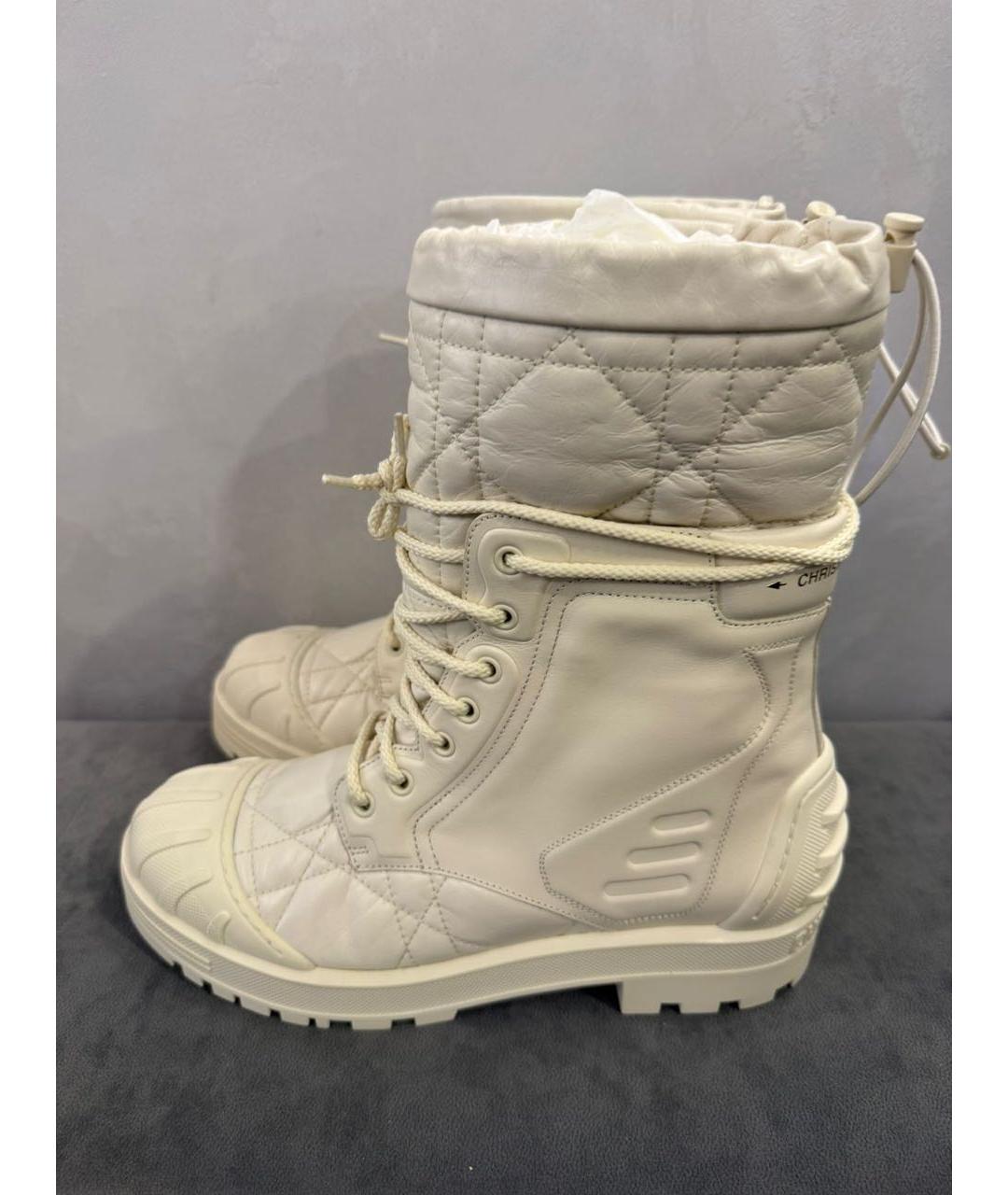 CHRISTIAN DIOR Бежевые ботинки, фото 2