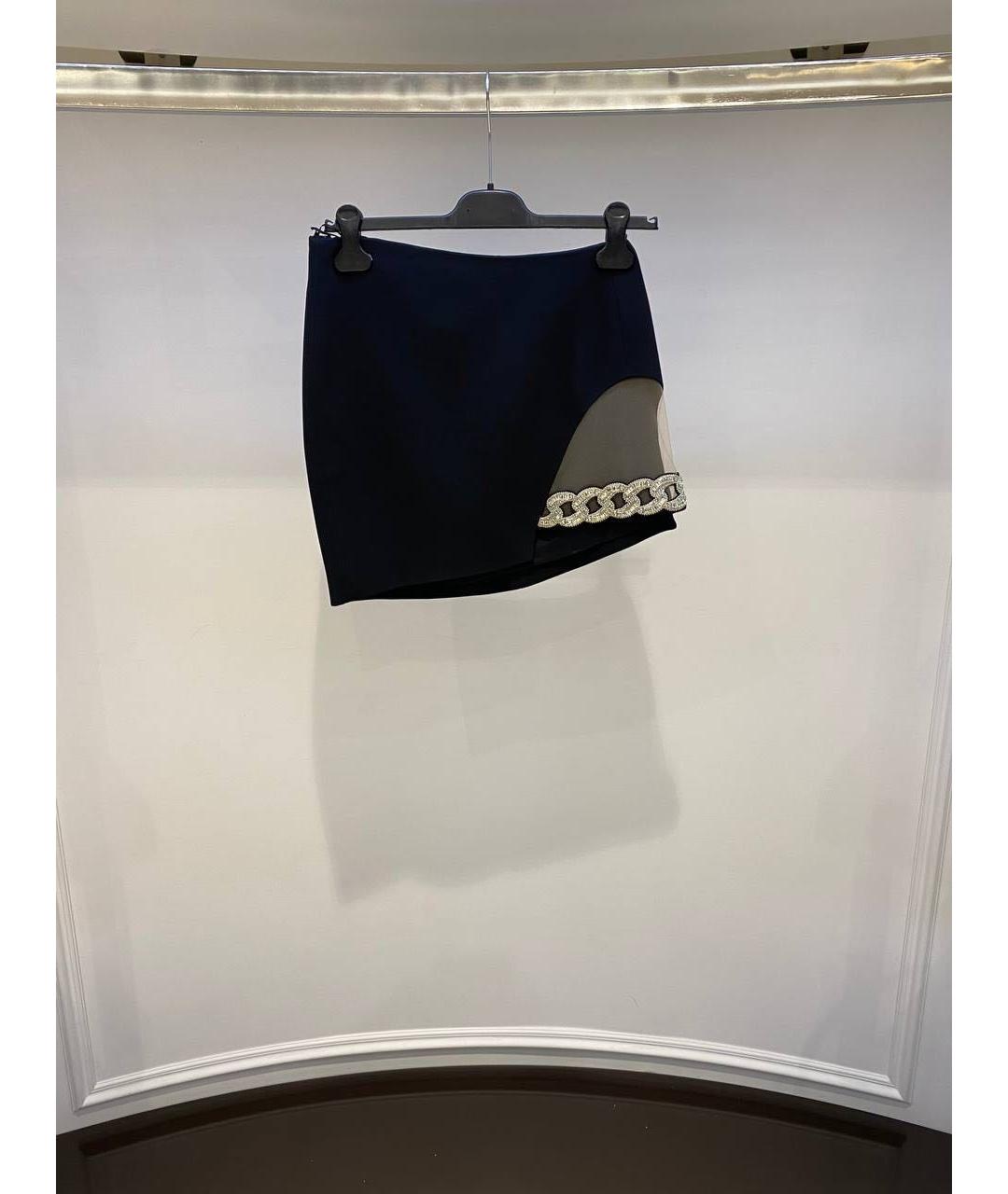 DAVID KOMA Черная юбка мини, фото 2