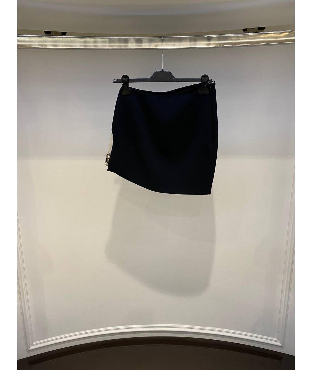 DAVID KOMA Черная юбка мини, фото 3