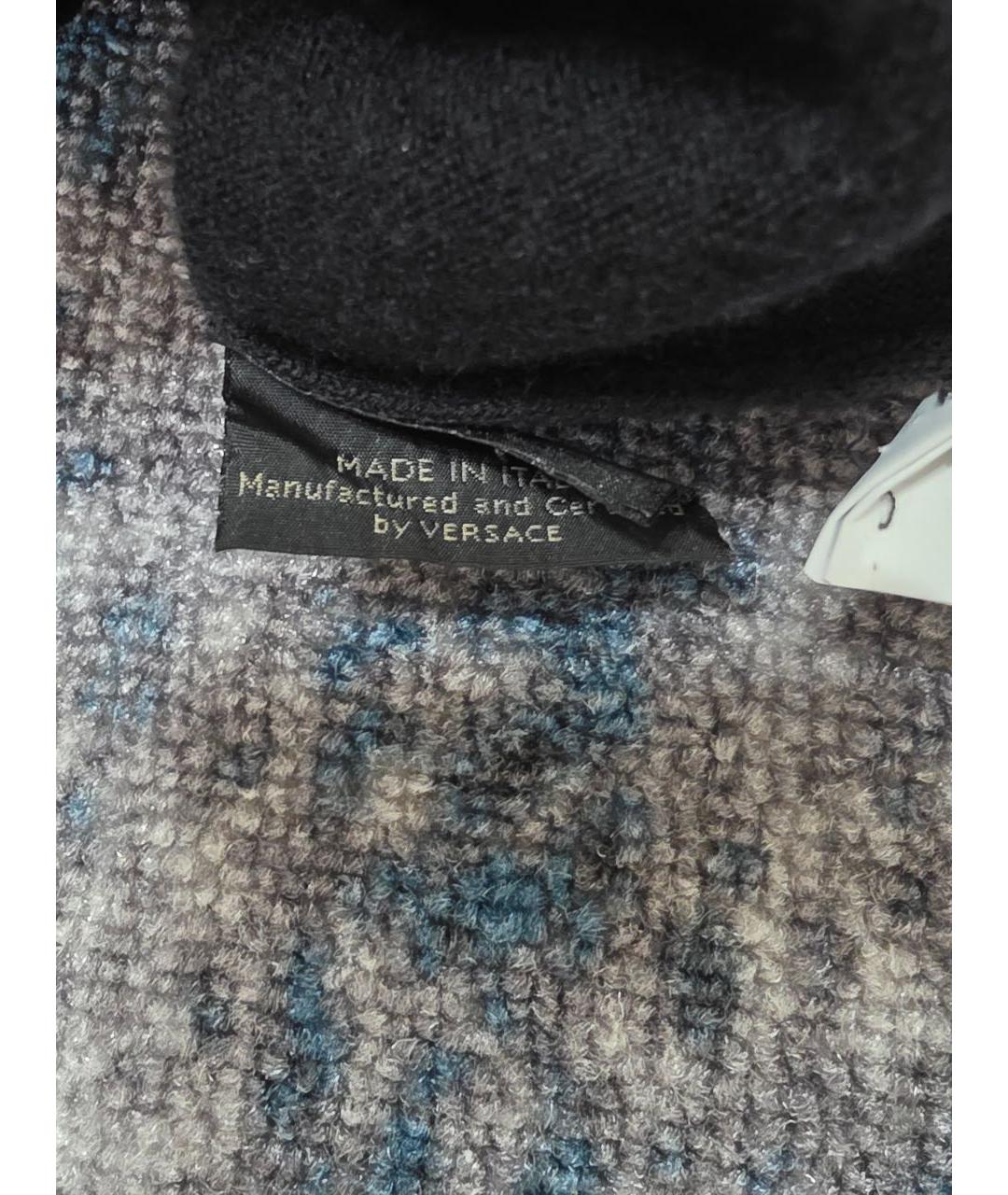 VERSACE Черный шерстяной джемпер / свитер, фото 4