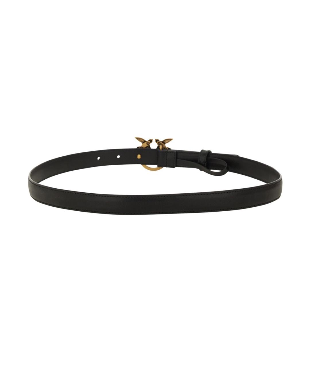 PINKO Черный кожаный ремень, фото 3
