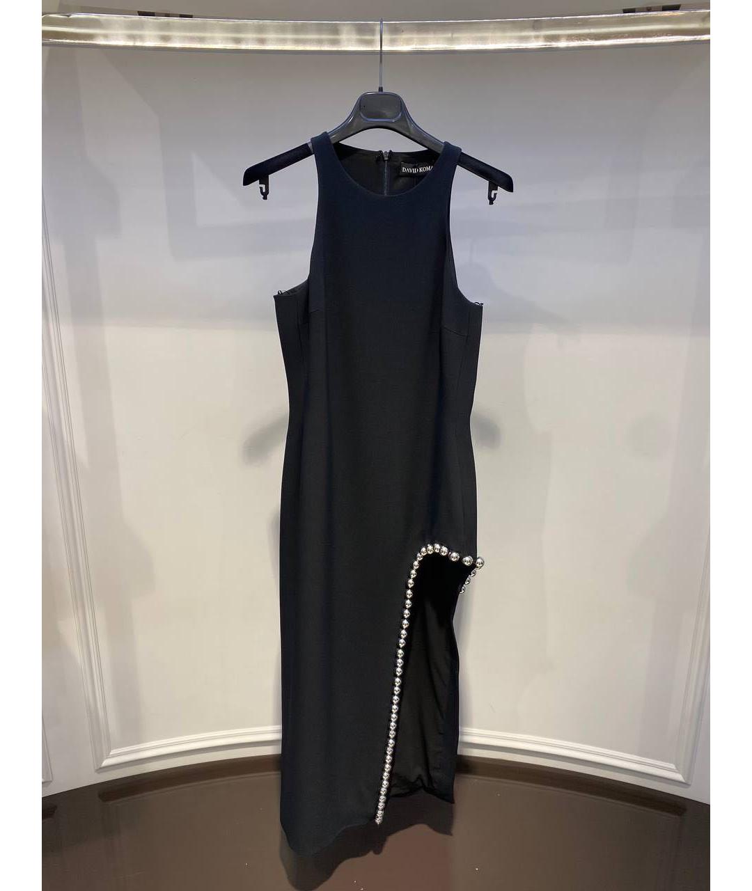 DAVID KOMA Черное вечернее платье, фото 2