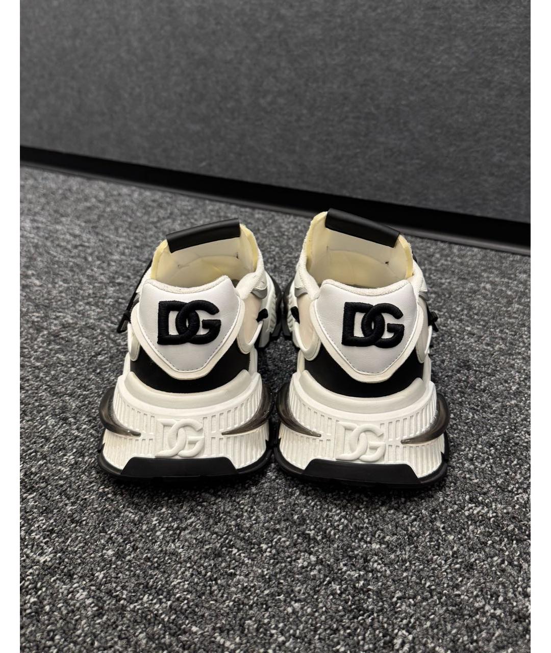 DOLCE&GABBANA Мульти текстильные низкие кроссовки / кеды, фото 4