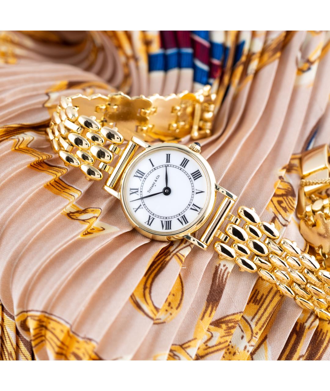 TIFFANY&CO Золотые часы из желтого золота, фото 4