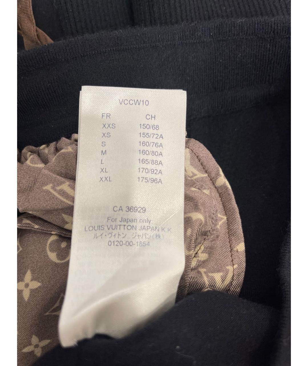 LOUIS VUITTON Черные кашемировые брюки узкие, фото 4