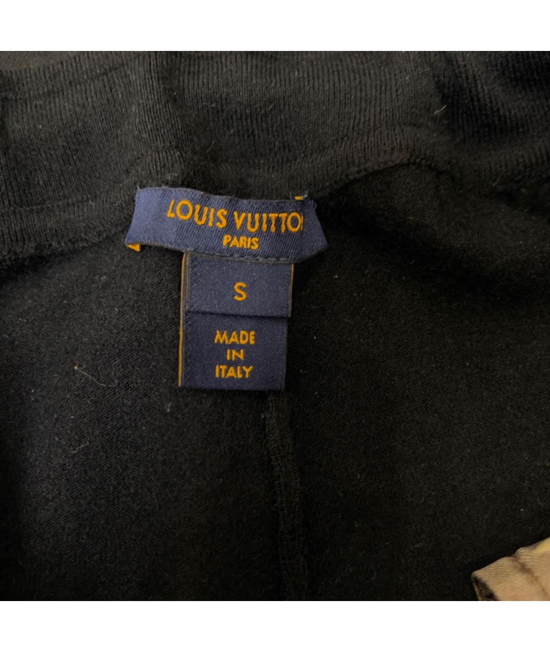 LOUIS VUITTON Черные кашемировые брюки узкие, фото 3