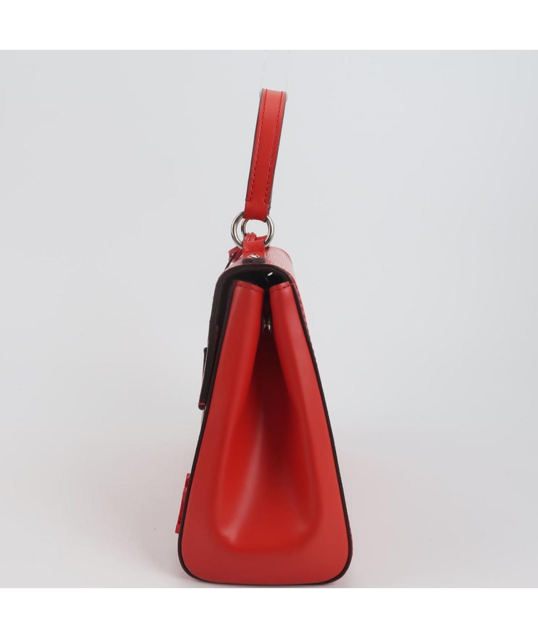 LOUIS VUITTON Красная кожаная сумка через плечо, фото 2