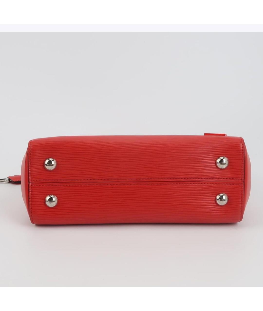 LOUIS VUITTON Красная кожаная сумка через плечо, фото 5