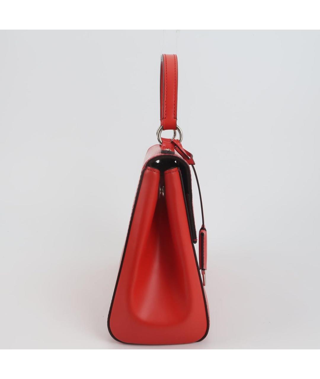 LOUIS VUITTON Красная кожаная сумка через плечо, фото 3