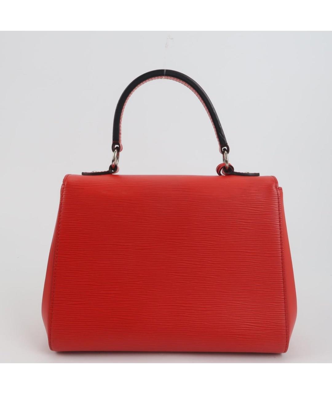 LOUIS VUITTON Красная кожаная сумка через плечо, фото 4