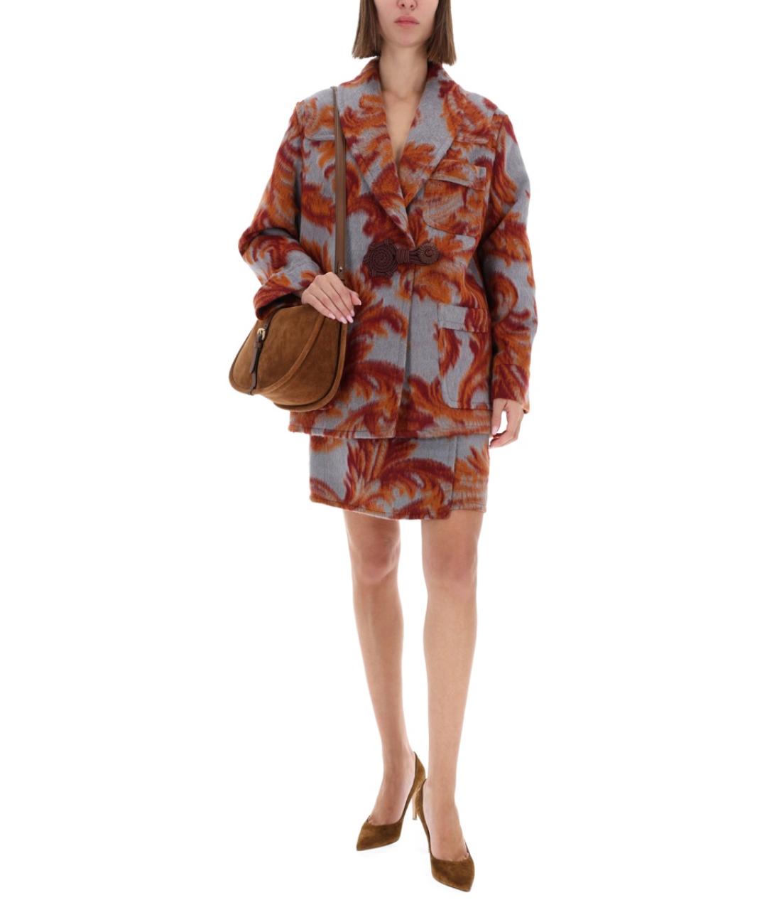 ETRO Мульти юбка мини, фото 3