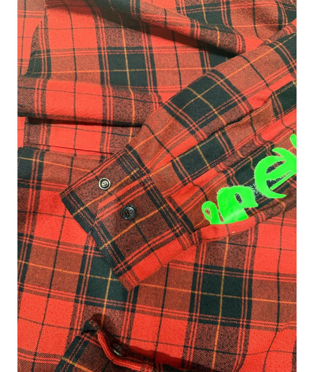 VETEMENTS Мульти хлопковая кэжуал рубашка, фото 4