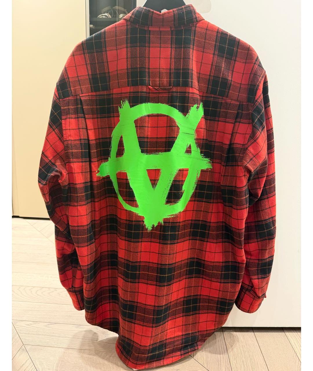 VETEMENTS Мульти хлопковая кэжуал рубашка, фото 2