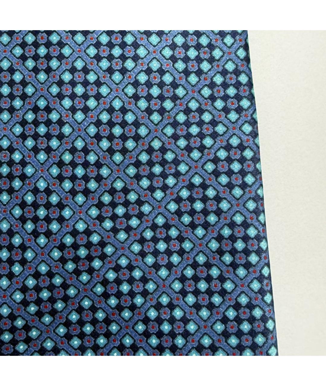 STEFANO RICCI Синий шелковый галстук, фото 3