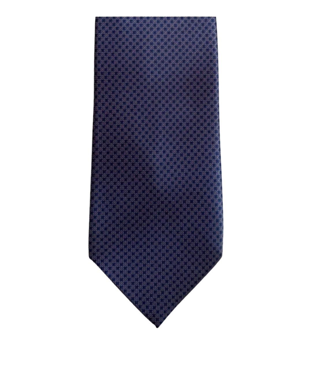 STEFANO RICCI Синий шелковый галстук, фото 1