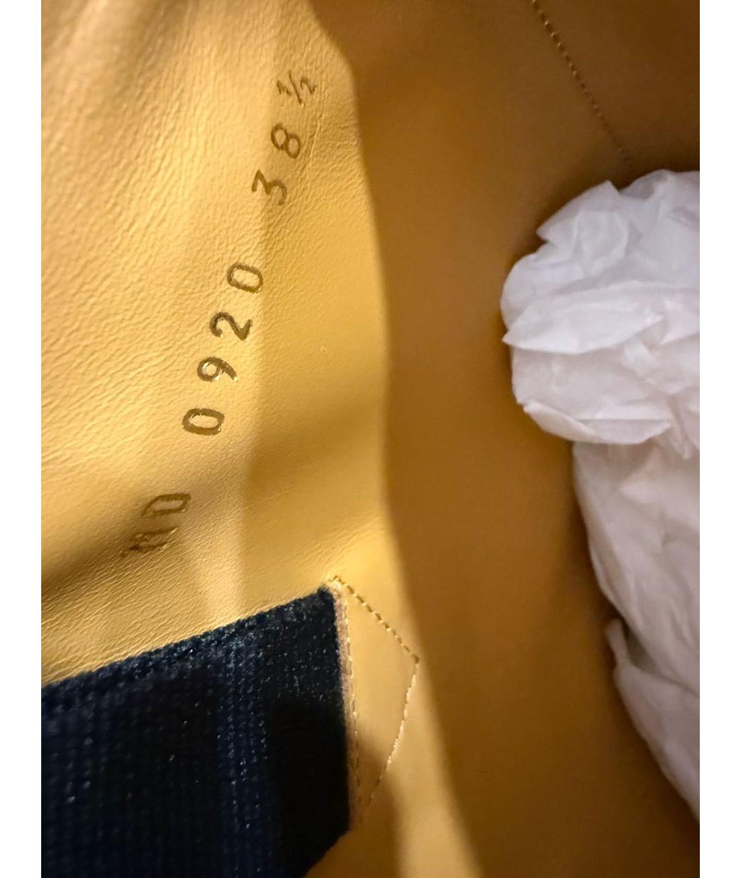 CHRISTIAN DIOR Черные кожаные сапоги, фото 5