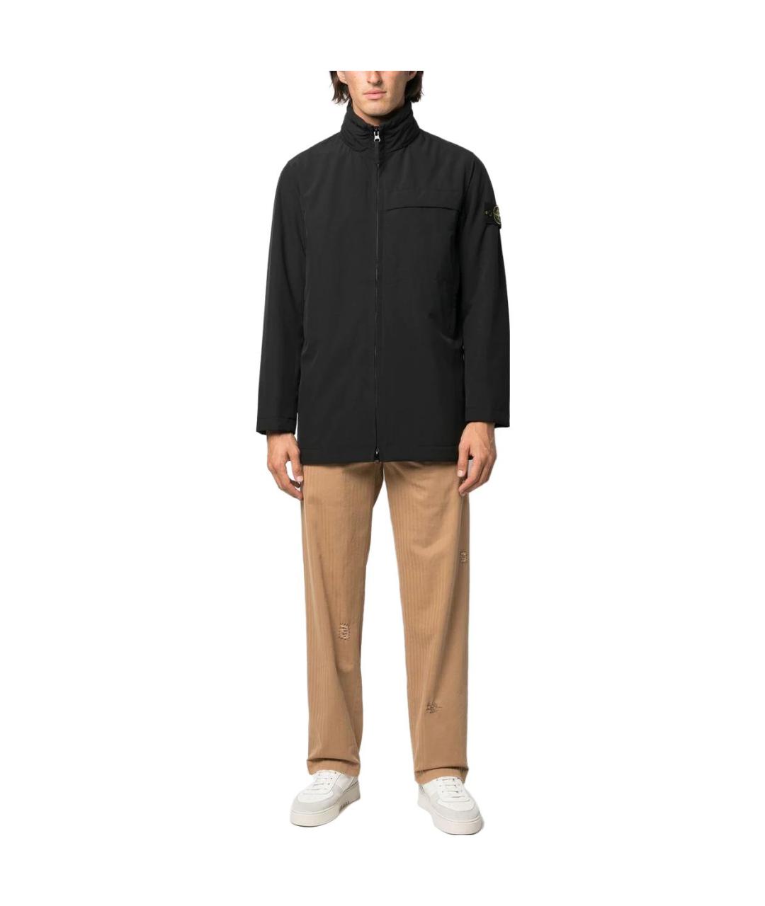 STONE ISLAND Черная куртка, фото 2