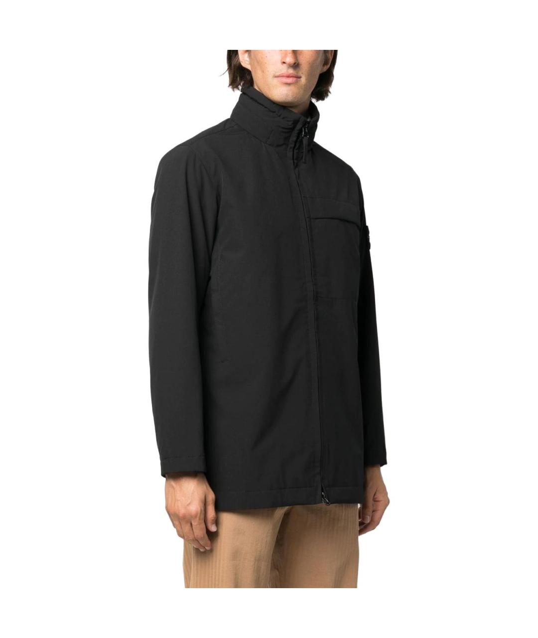 STONE ISLAND Черная куртка, фото 4