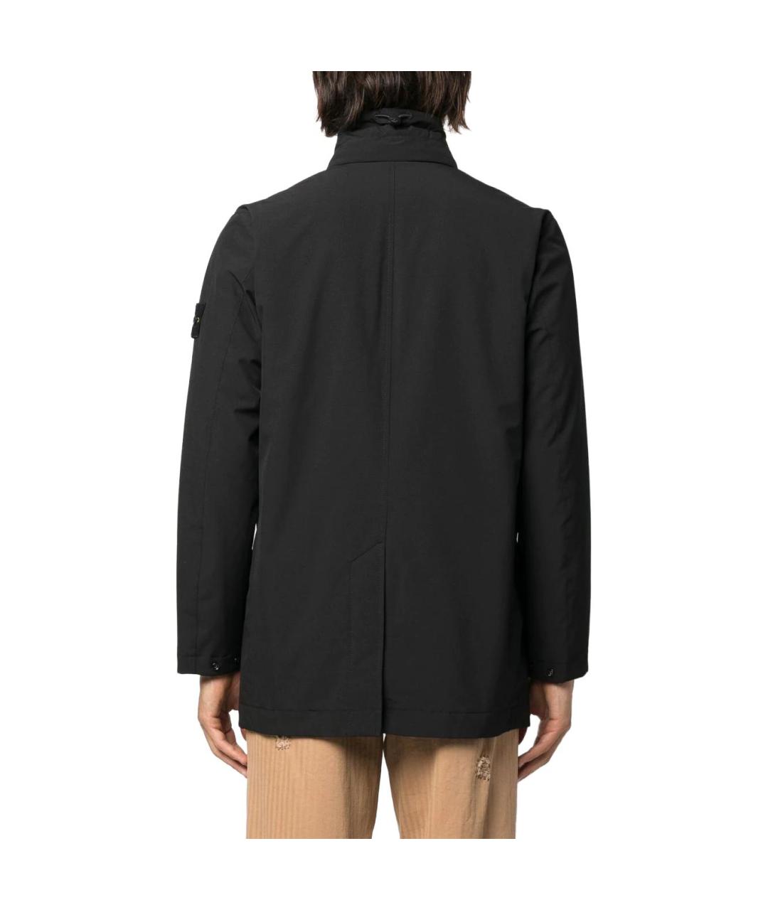 STONE ISLAND Черная куртка, фото 3