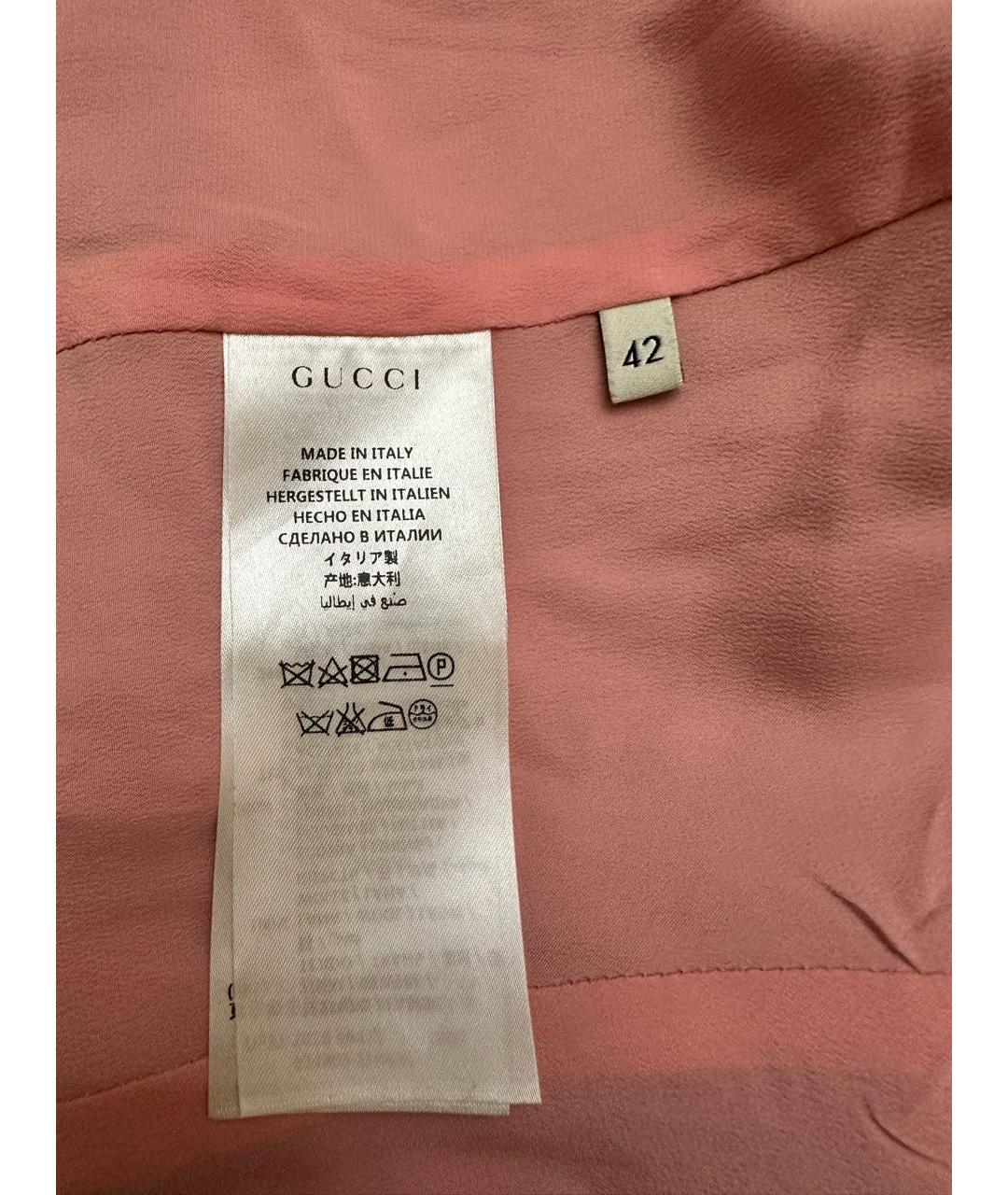 GUCCI Голубой шерстяной жакет/пиджак, фото 5