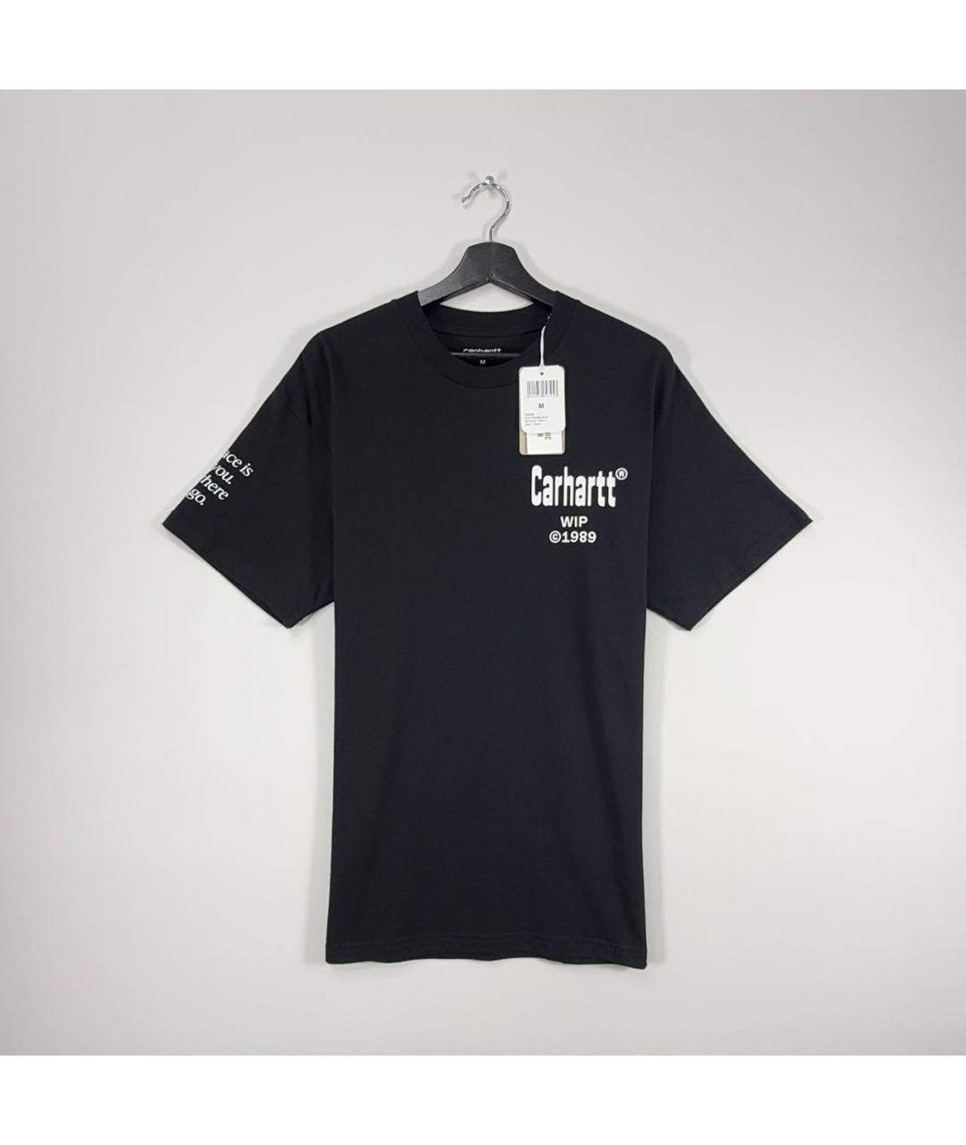 CARHARTT WIP Черная хлопковая футболка, фото 8