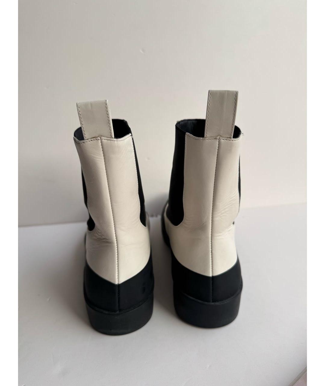 NEOUS Белые кожаные полусапоги, фото 2