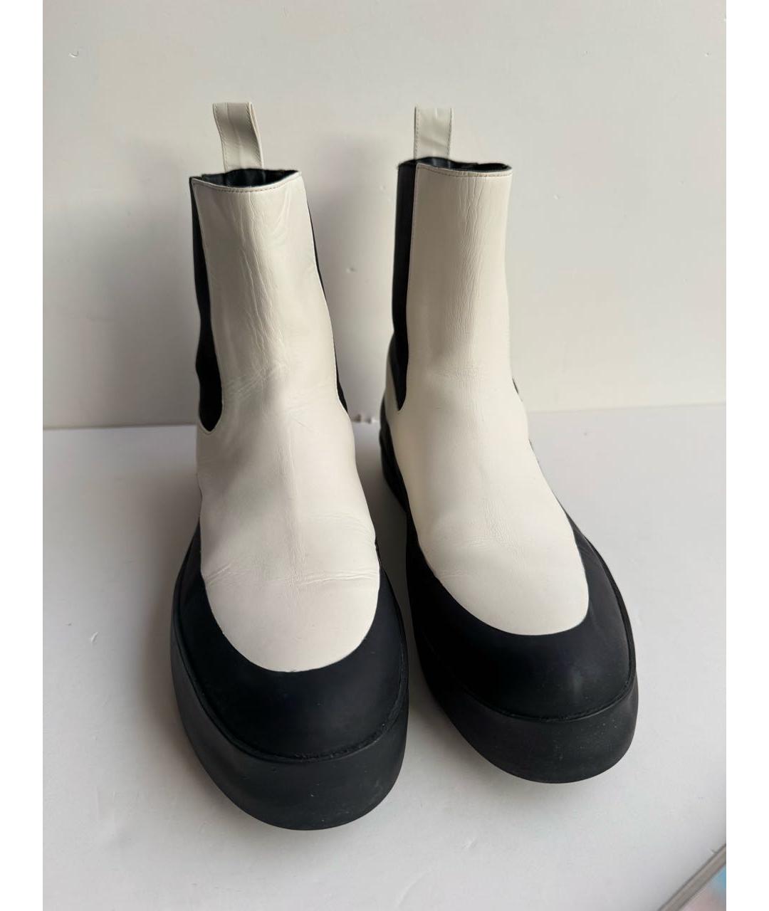NEOUS Белые кожаные полусапоги, фото 4
