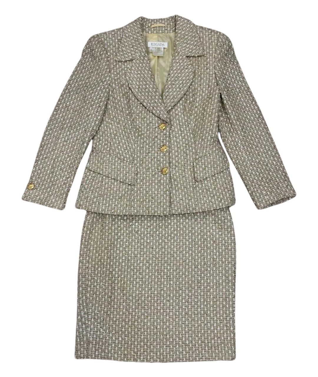 ESCADA Бежевый костюм с юбками, фото 1