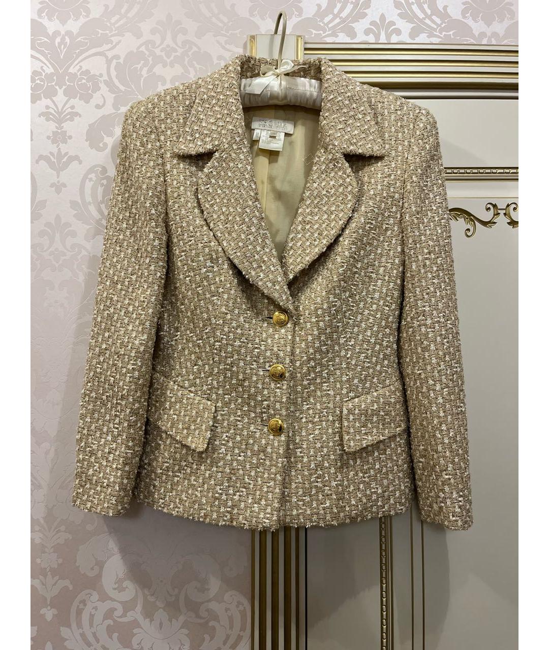 ESCADA Бежевый костюм с юбками, фото 2