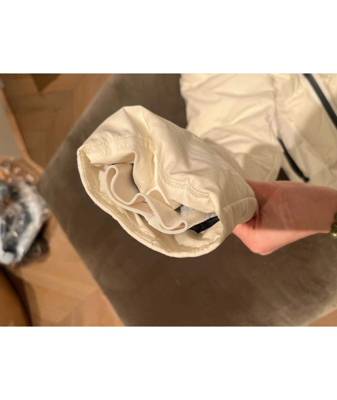 CHRISTIAN DIOR Белый полиамидовый пуховик, фото 7
