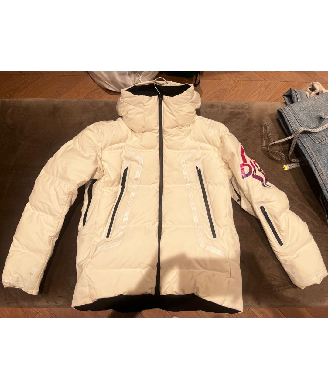 CHRISTIAN DIOR Белый полиамидовый пуховик, фото 9