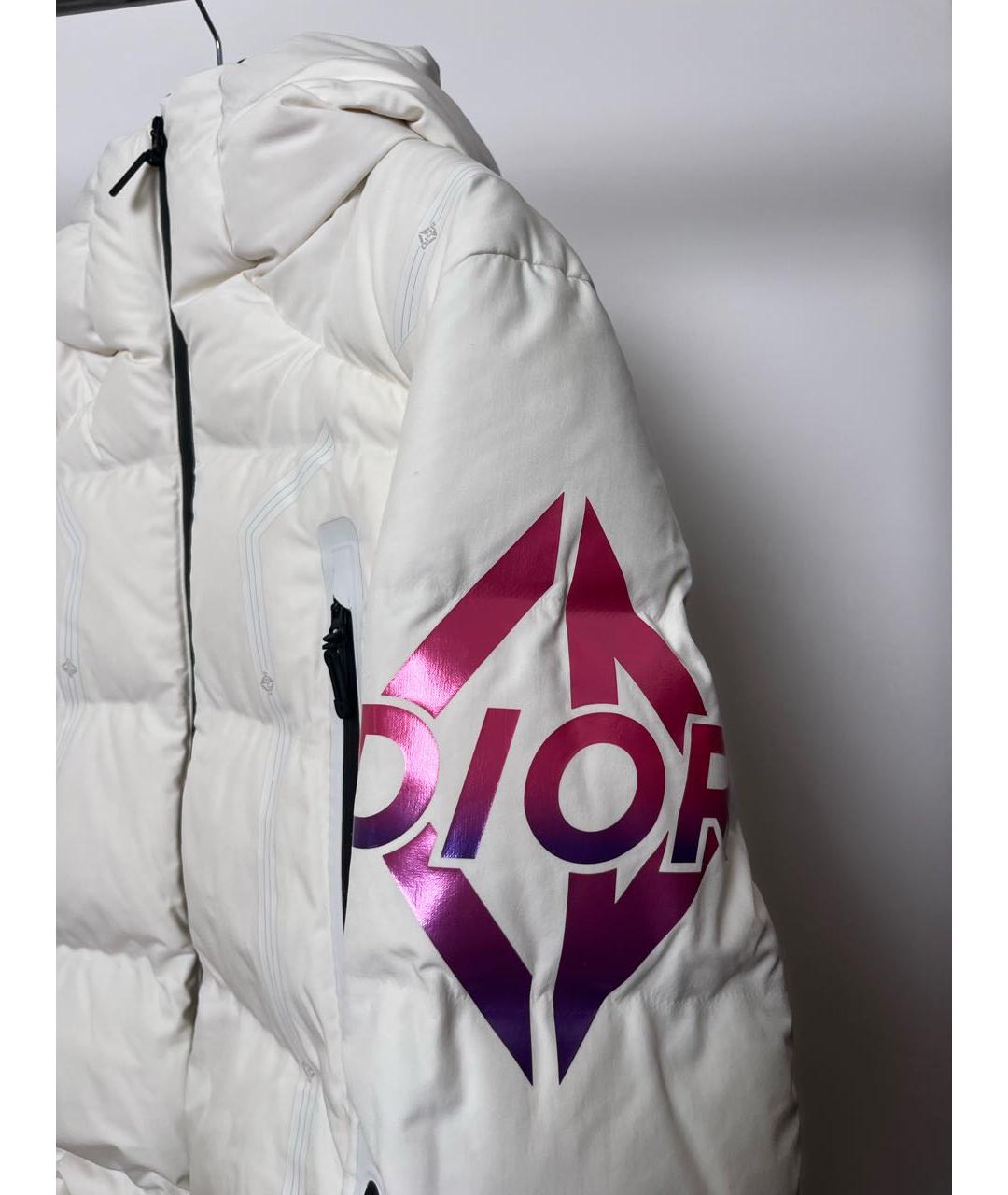 CHRISTIAN DIOR Белый полиамидовый пуховик, фото 4