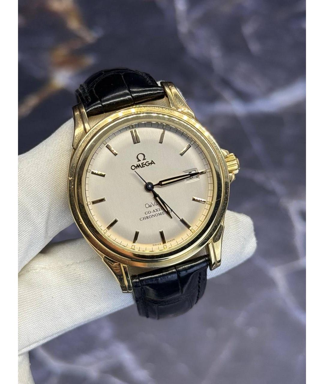 OMEGA Золотые часы из желтого золота, фото 4