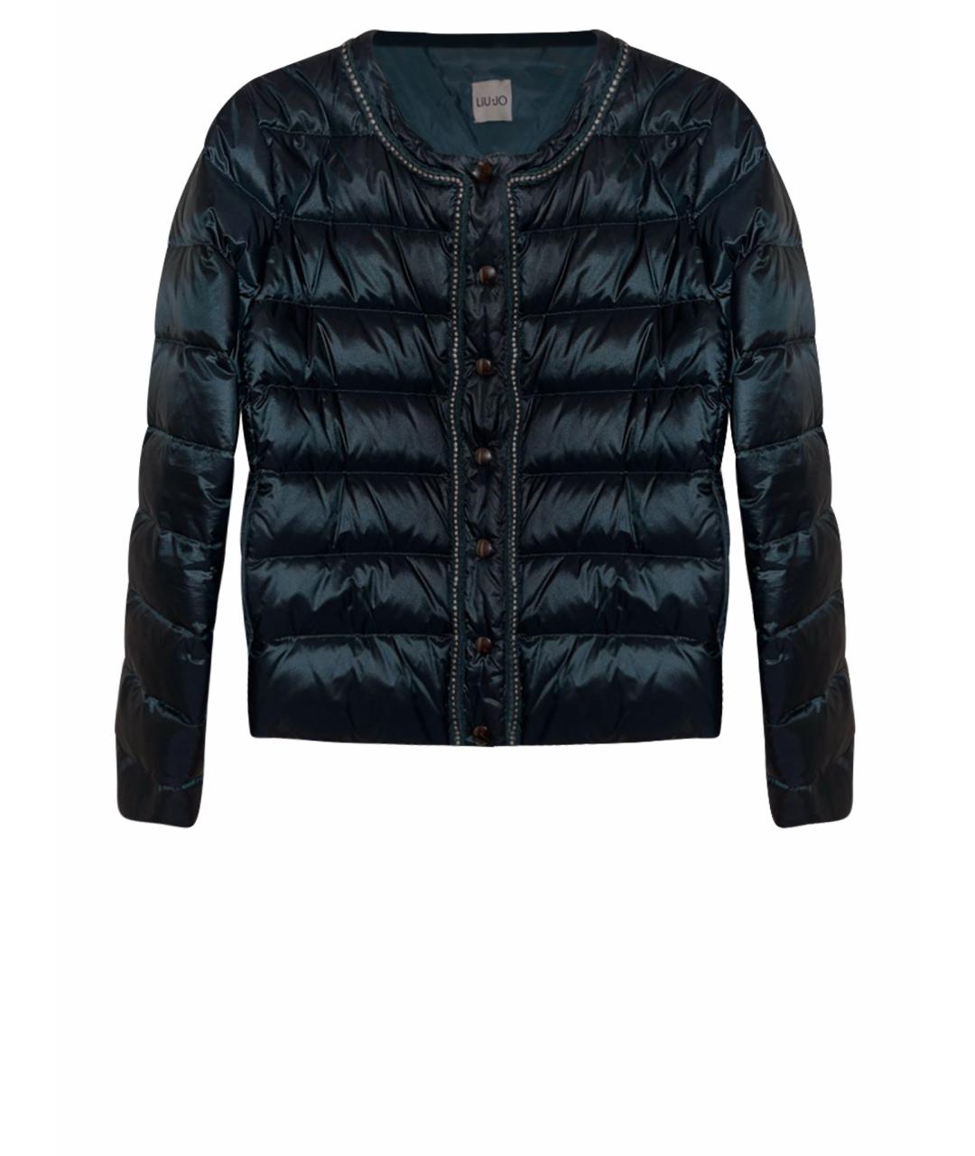 LIU JO Зеленый полиуретановый пуховик, фото 1