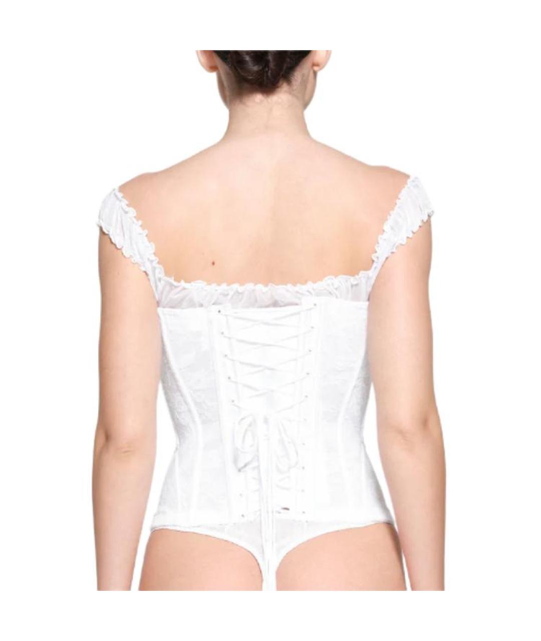 SKIMS Белый корсет, фото 4