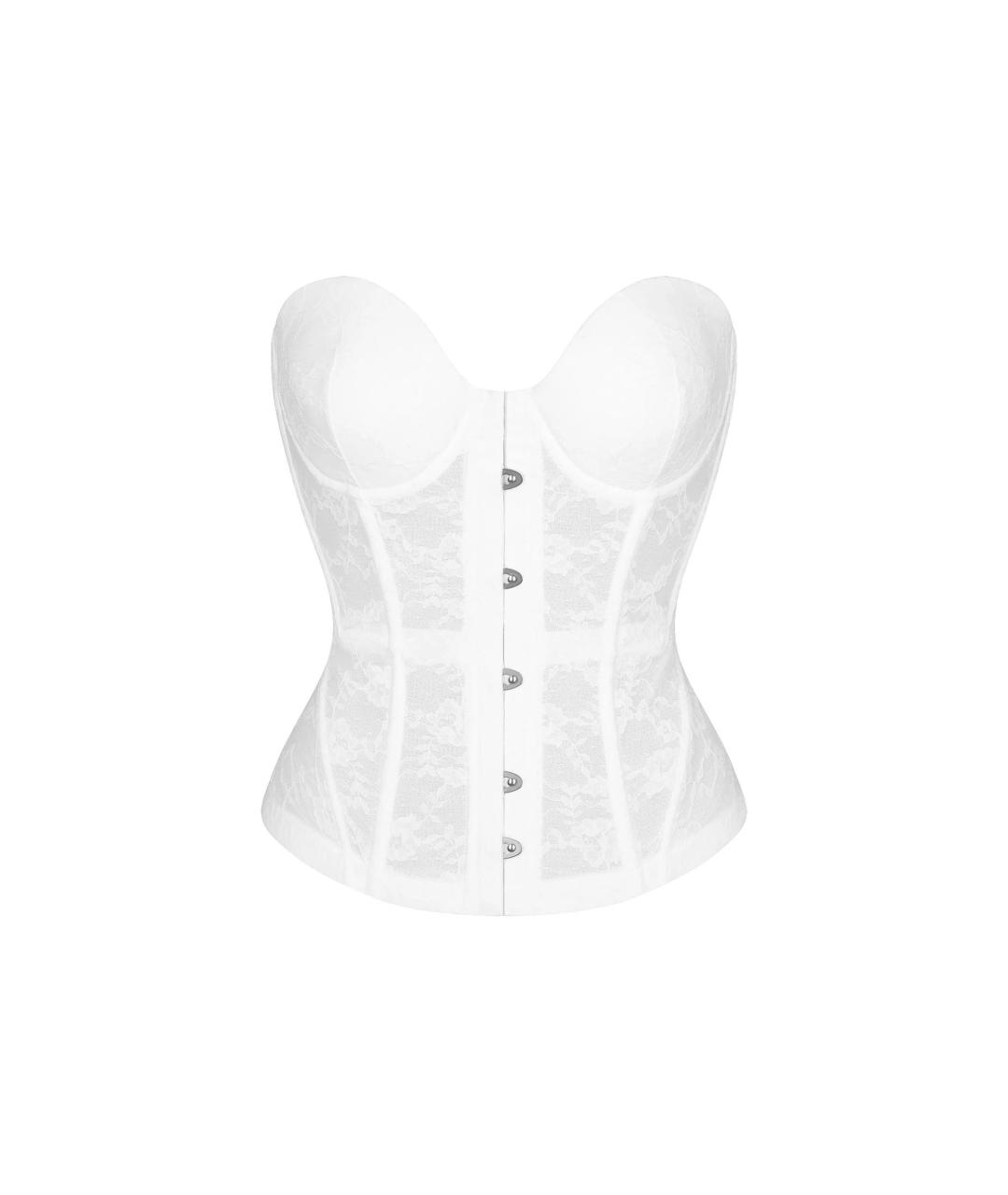 SKIMS Белый корсет, фото 1