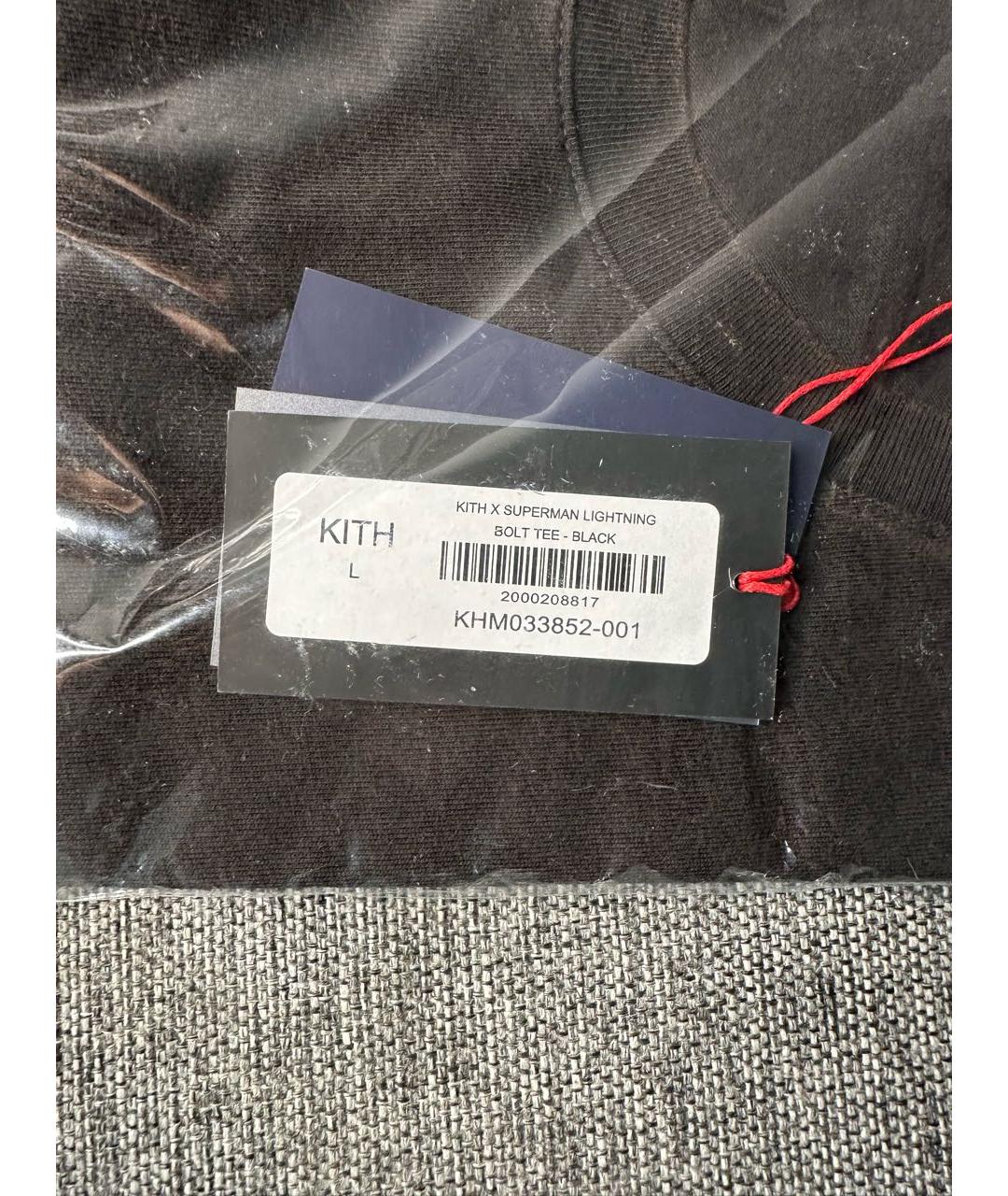 KITH Черная футболка, фото 4