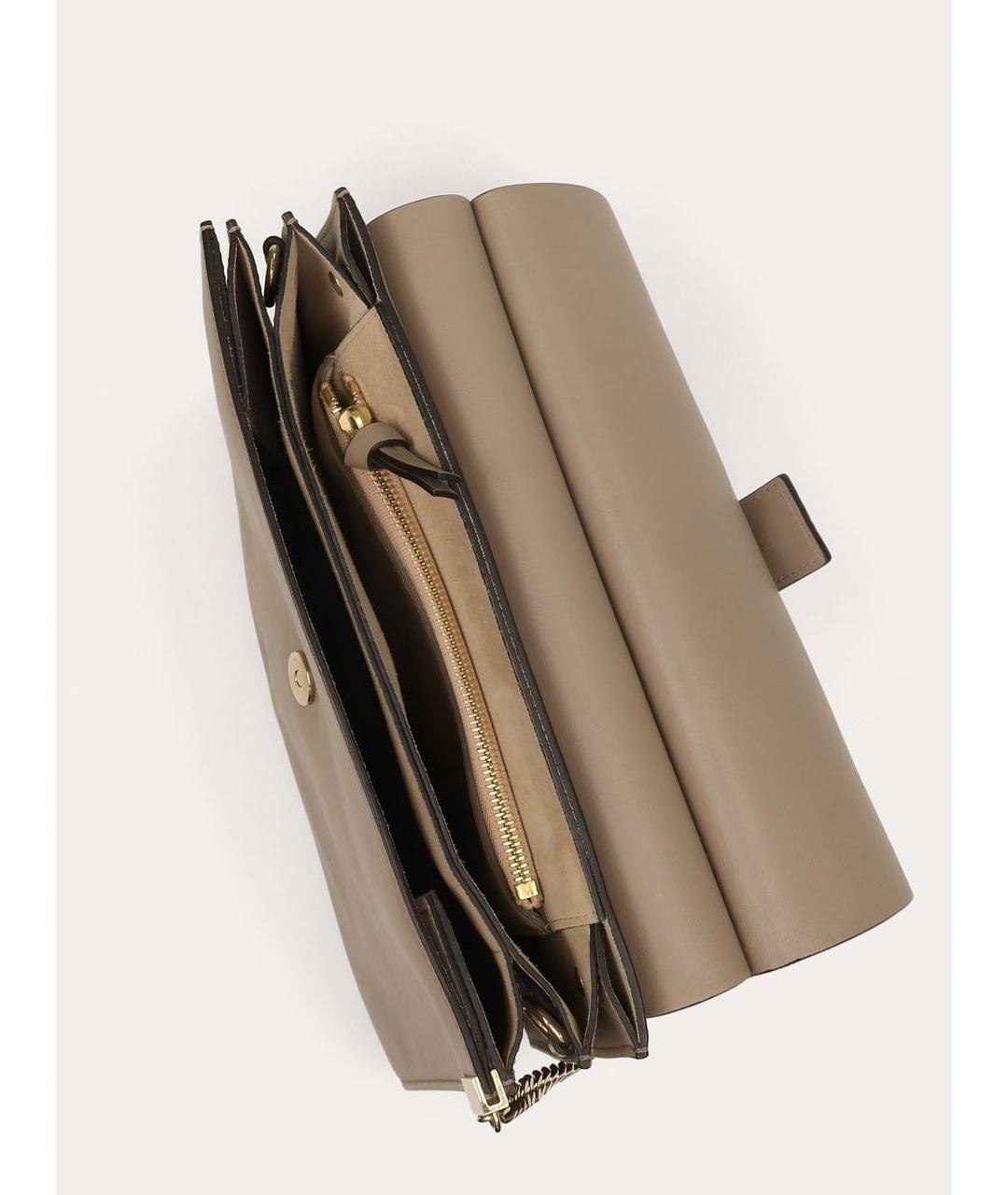 CHLOE Бежевая замшевая сумка через плечо, фото 4