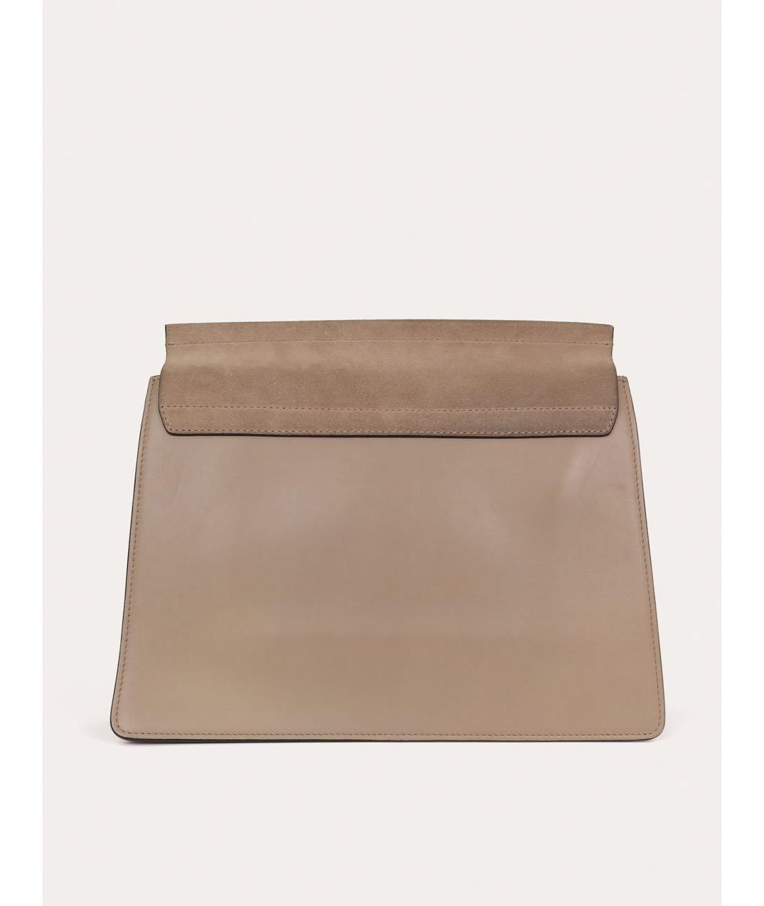 CHLOE Бежевая замшевая сумка через плечо, фото 3