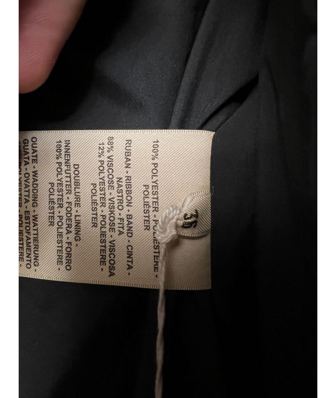 HERMES Черная полиэстеровая куртка, фото 4