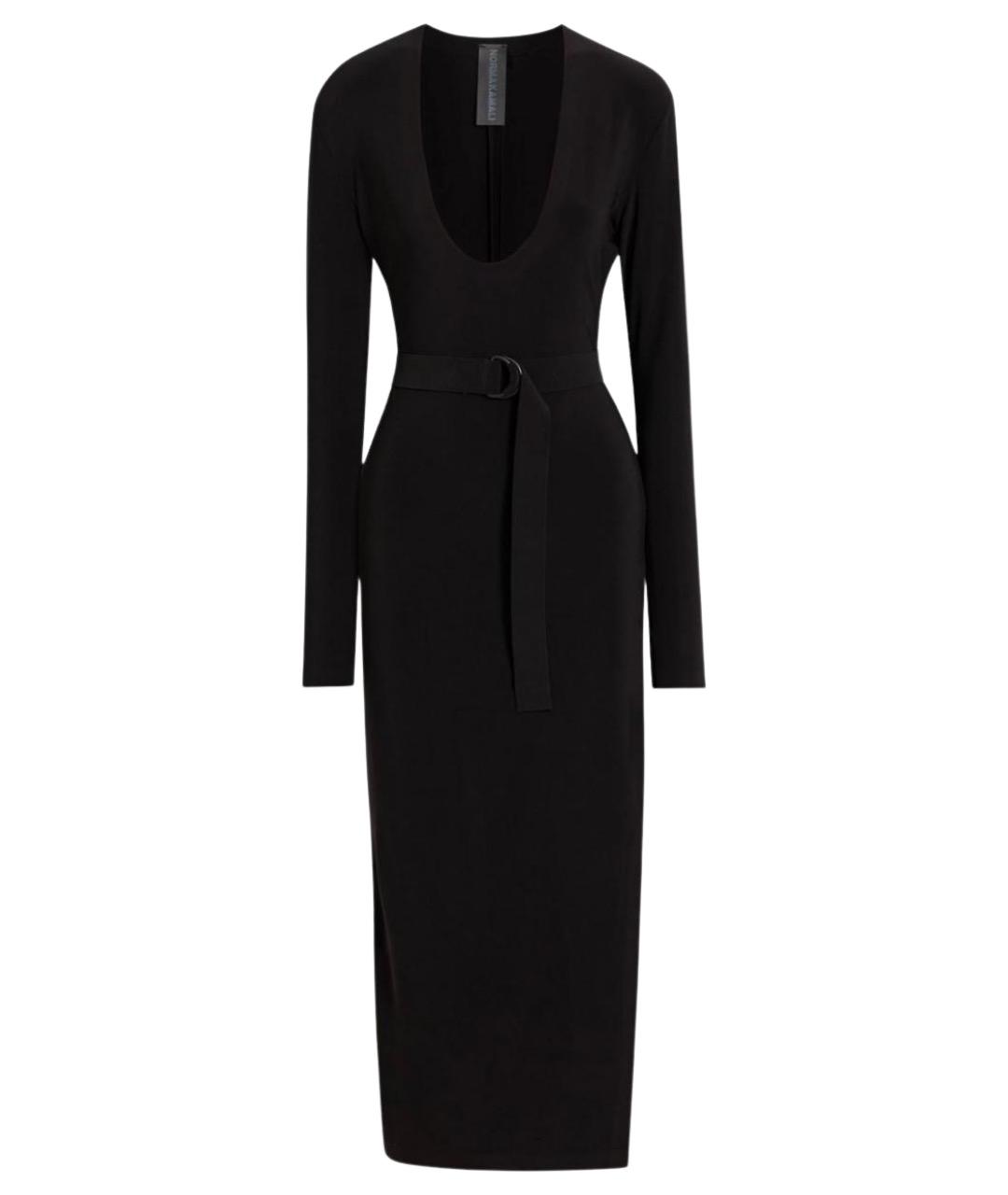 NORMA KAMALI Черное коктейльное платье, фото 1