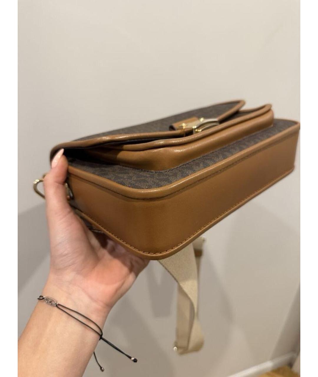 MICHAEL KORS Коричневая сумка через плечо, фото 2