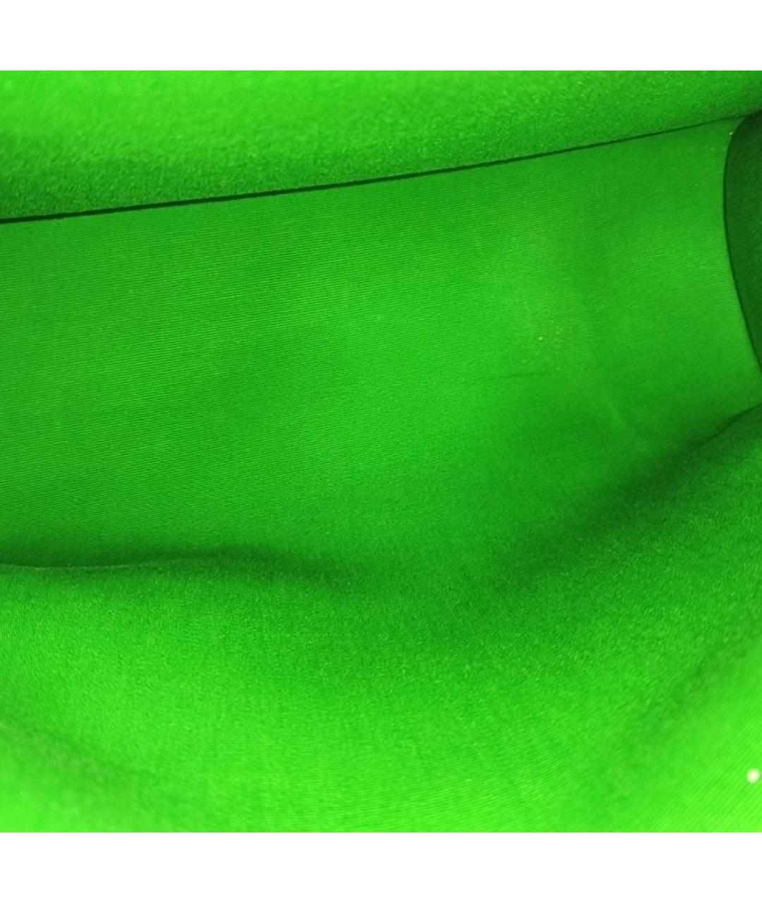 HERMES Зеленая кожаная сумка тоут, фото 7