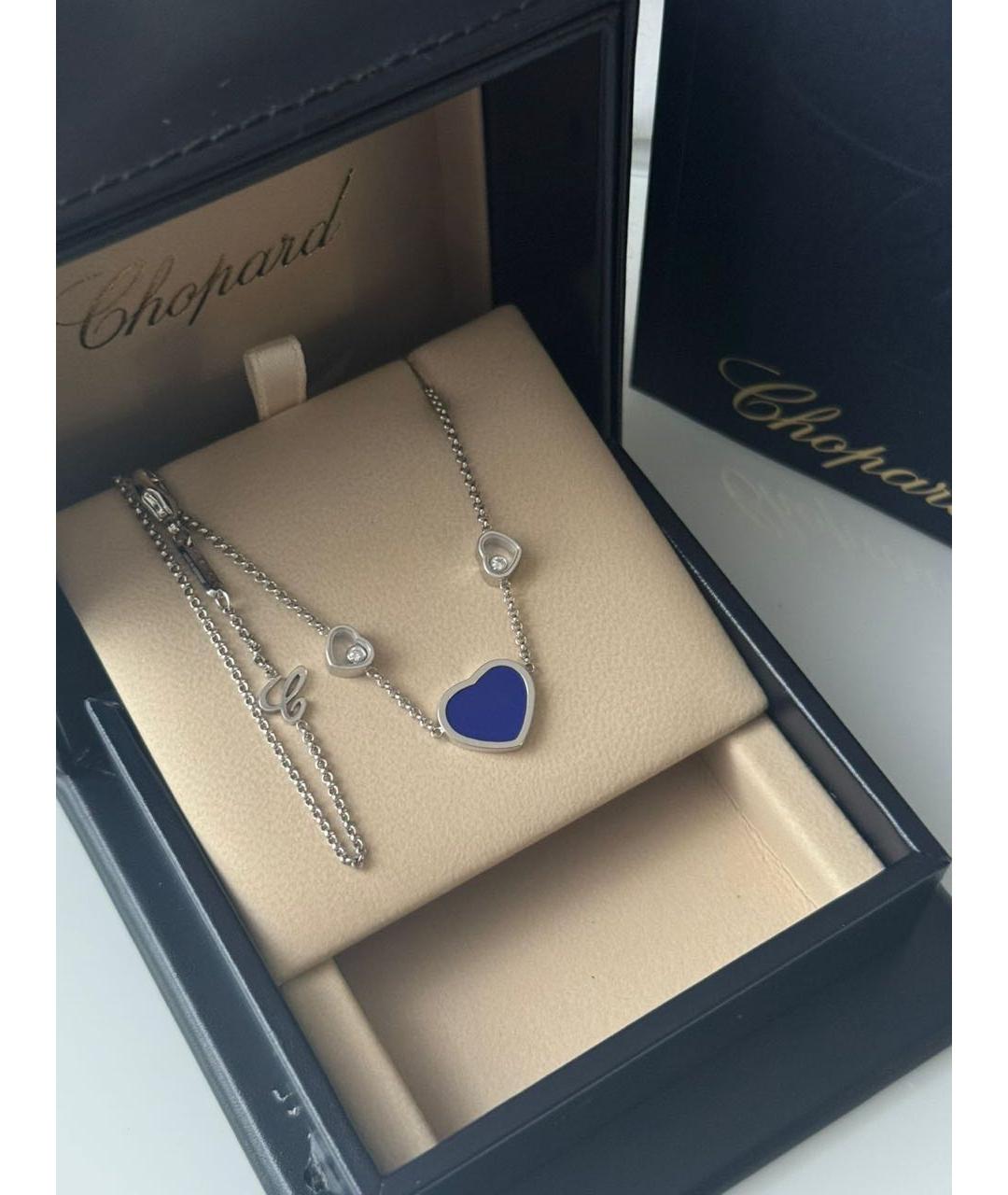 CHOPARD Белое колье из белого золота, фото 4