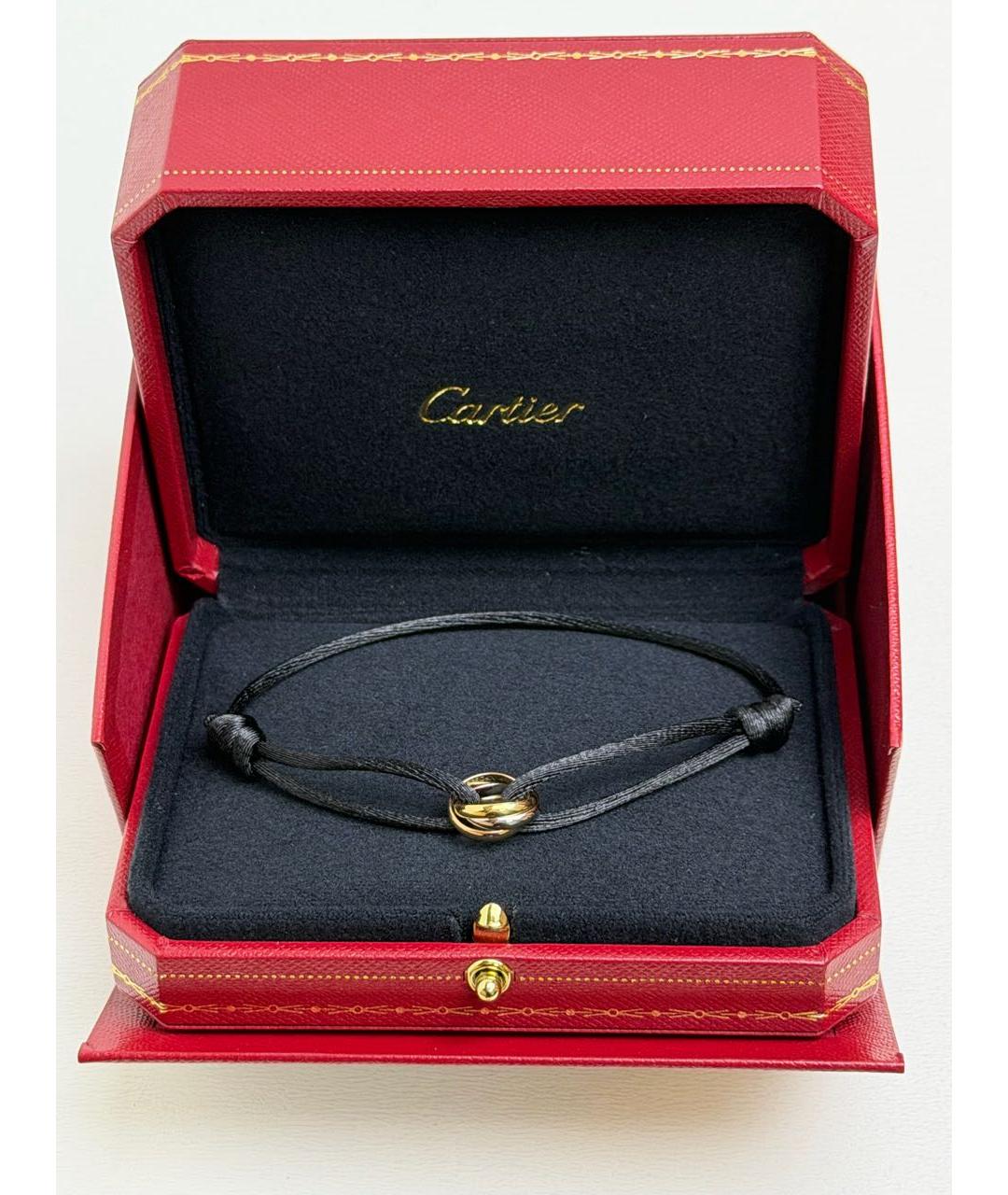 CARTIER Черный браслет из розового золота, фото 3