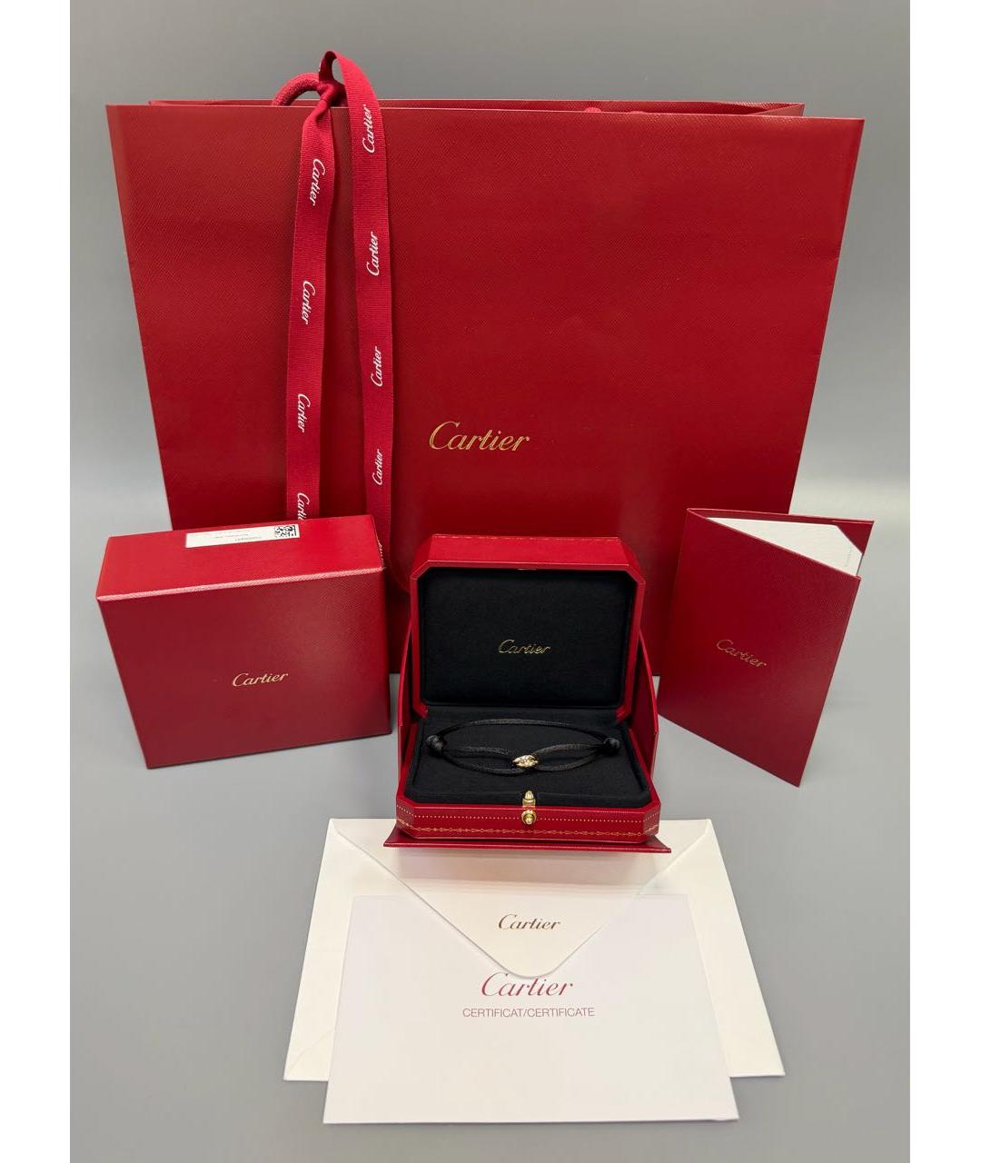 CARTIER Черный браслет из розового золота, фото 2