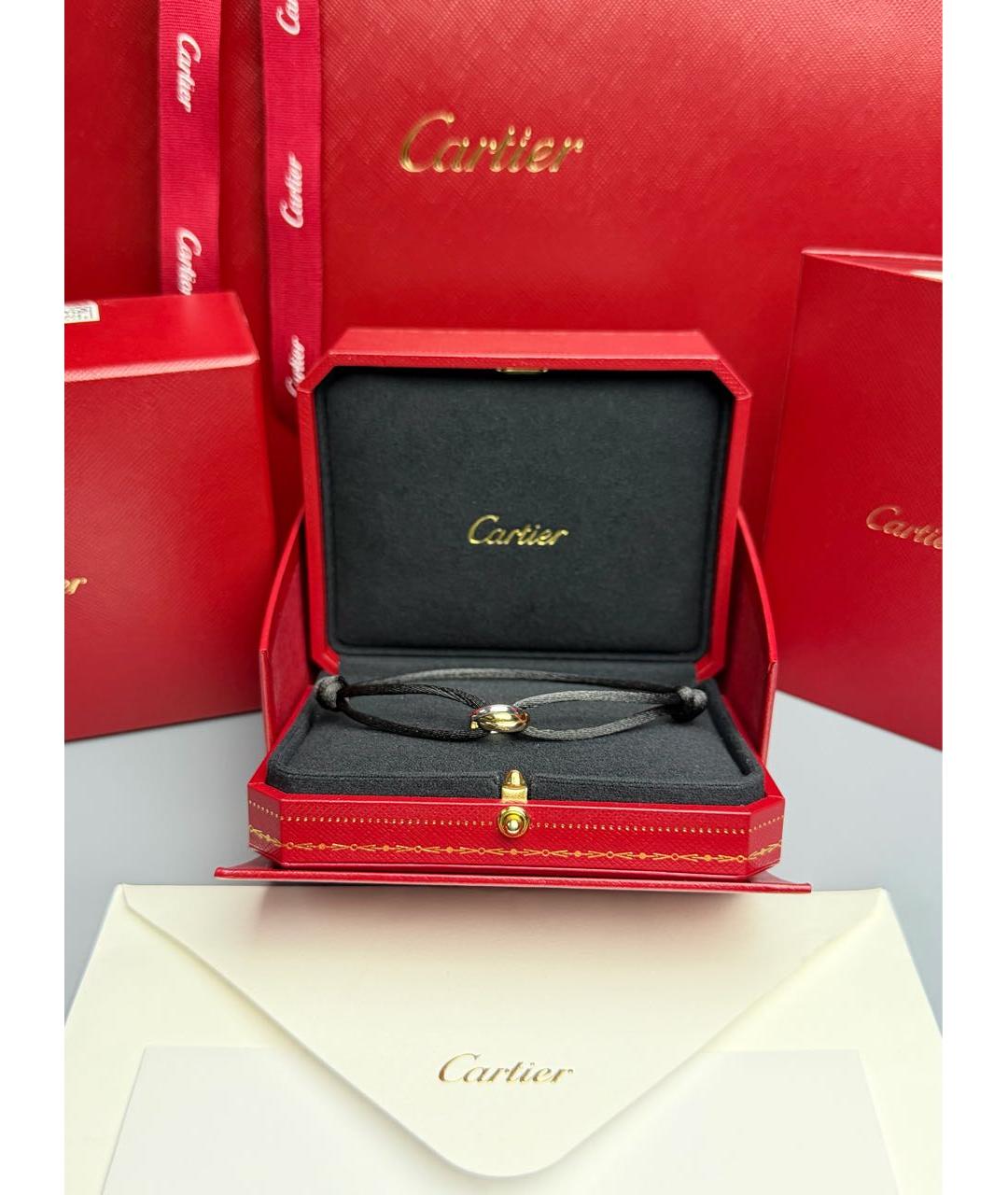 CARTIER Черный браслет из розового золота, фото 3