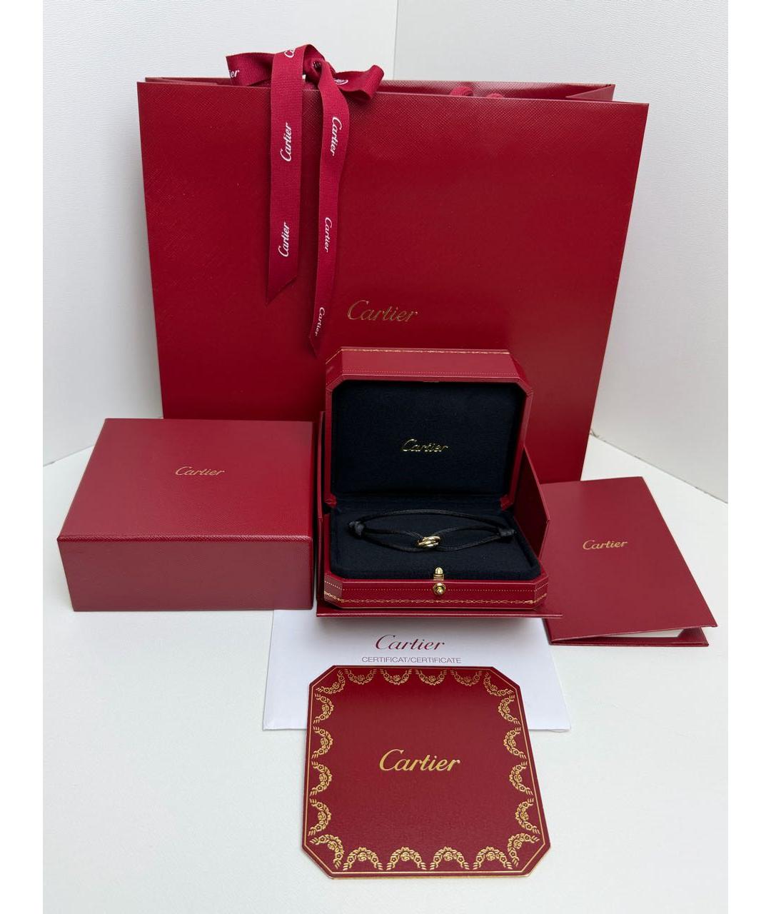 CARTIER Черный браслет из розового золота, фото 2