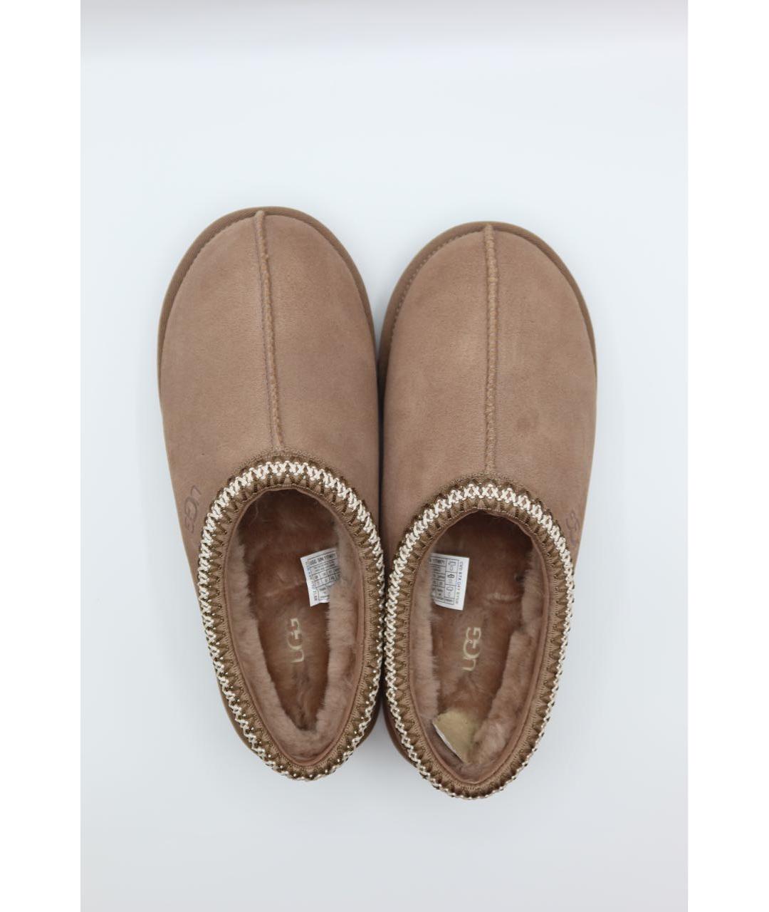 UGG AUSTRALIA Коричневые замшевые низкие ботинки, фото 5